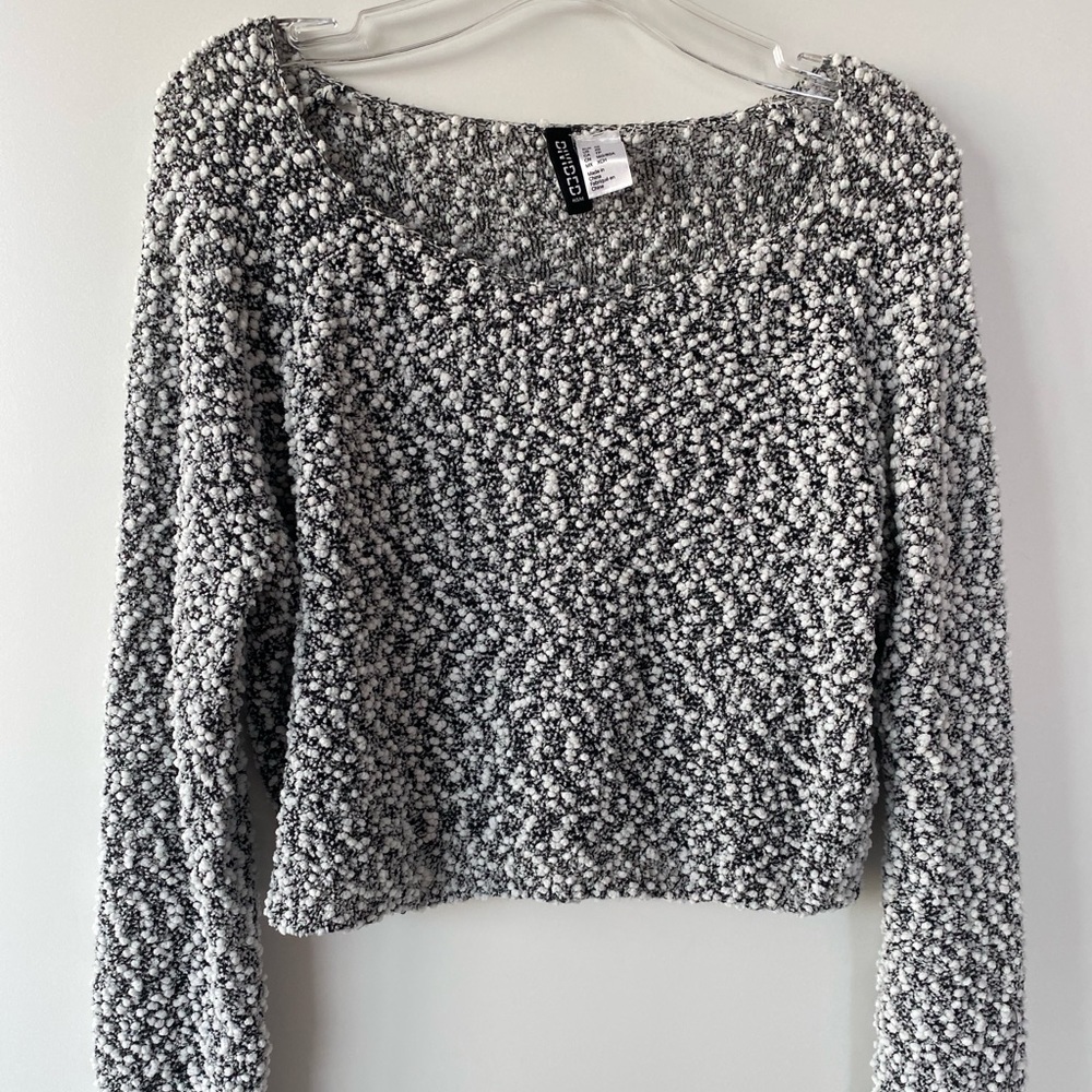 💖3 for $30💖 H&M Fuzzy Crop Top